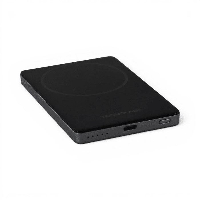 Power Bank Tecnolab TL851 Slim Volt 5000mAh Magnético MagSafe Carga Inalámbrica 15W3