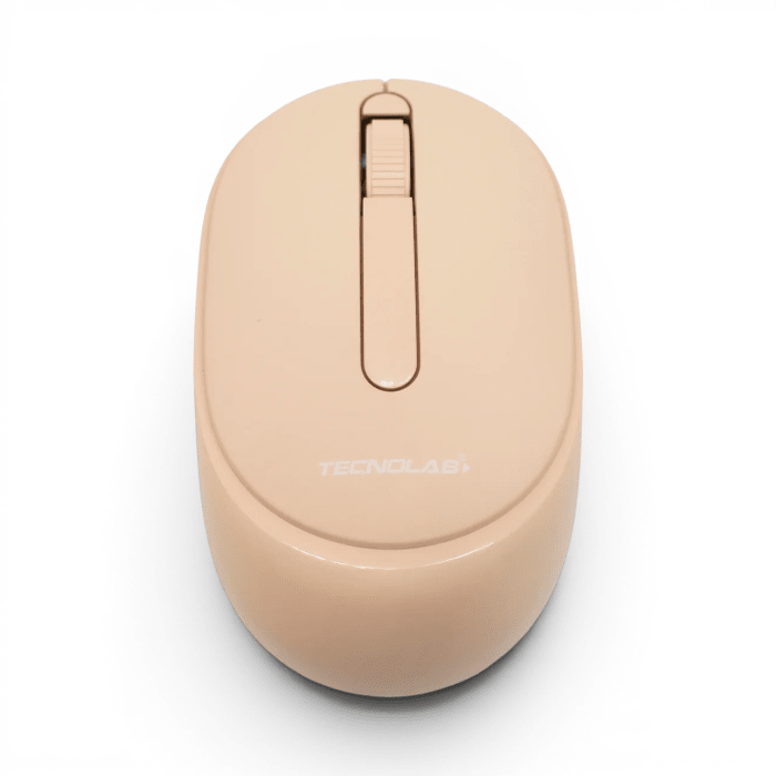 Mouse Tecnolab TL582PK Inalámbrico Dual Bluetooth y 2.4GHz 1000 DPI 3 Botones Rosado1