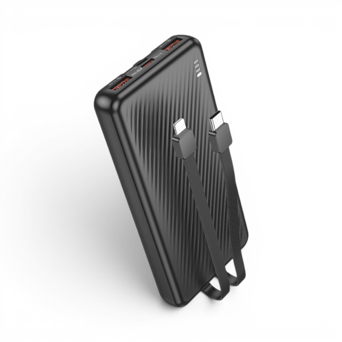 Power Bank Borofone BJ57 Graceful 10000mAh 22.5W + PD 20W con Cables USB-C y Lightning2