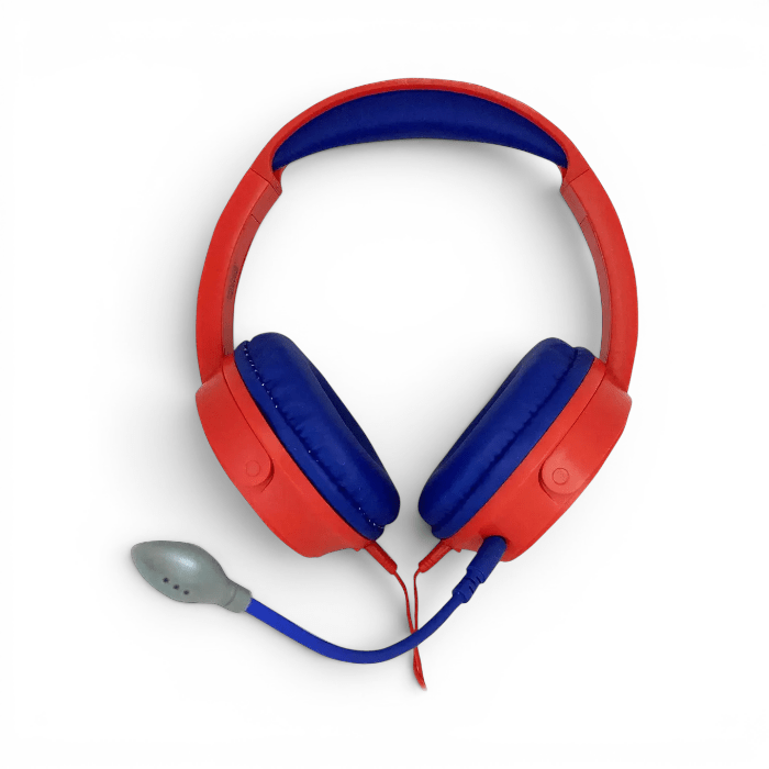 Audífonos Infantiles Disney Spiderman On-Ear con Micrófono Desmontable Jack 3.5mm Rojo4
