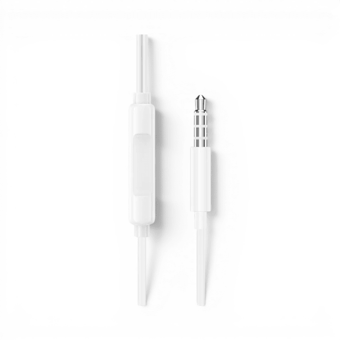 Audífonos con Cable Borofone BM100 In Ear Jack 3.5mm Driver 14mm con Micrófono Blanco2