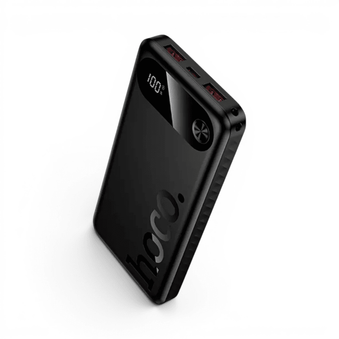 Power Bank Hoco J154 Victorious 10000mAh 22.5W + PD 20W con Cables Integrados Negro2