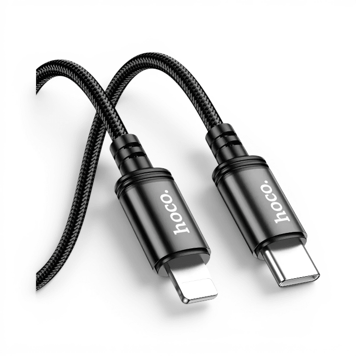Cable Hoco X89 Wind USB-C a Lightning PD Carga Rápida Nylon Trenzado1