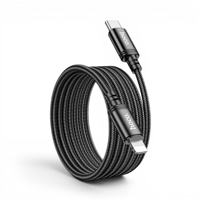 Cable Hoco X89 Wind USB-C a Lightning PD Carga Rápida Nylon Trenzado2