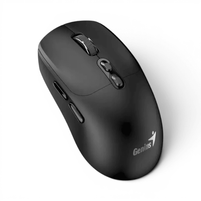 Mouse Genius NX-8080S Inalámbrico Dual Bluetooth 5.3 y 2.4GHz Silencioso 7 Botones AI Copilot Negro3