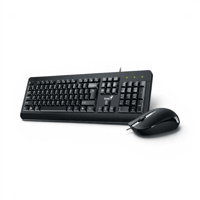 Kit Teclado y Mouse Alámbrico Genius KM-160 USB2