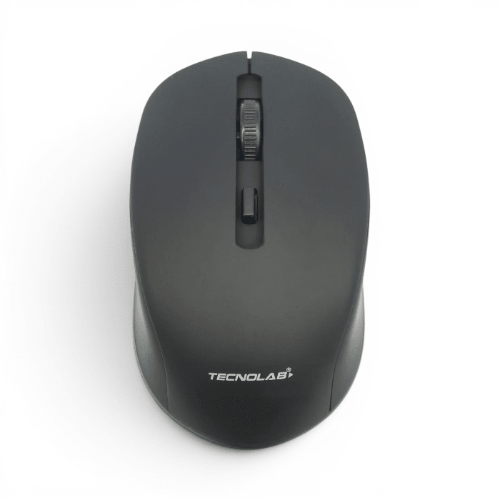 Mouse Tecnolab TL675BK Inalámbrico Dual 2.4GHz y Bluetooth Recargable USB-C Negro1