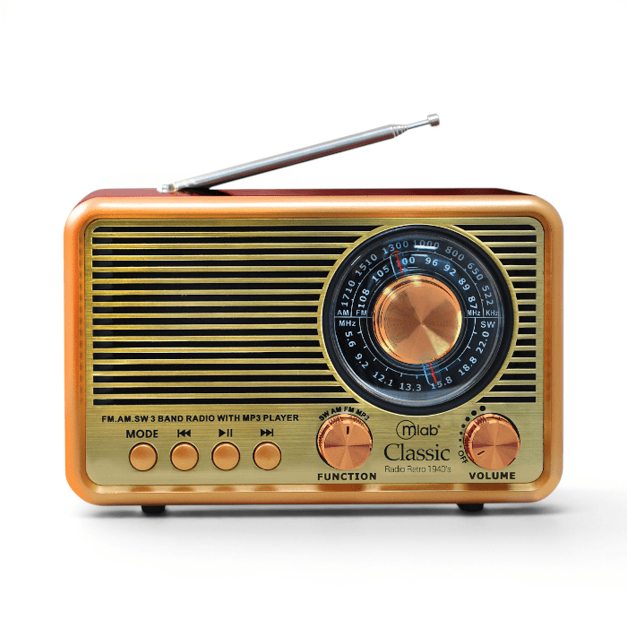 Radio Portátil Retro Mlab Classic 1940s 094691