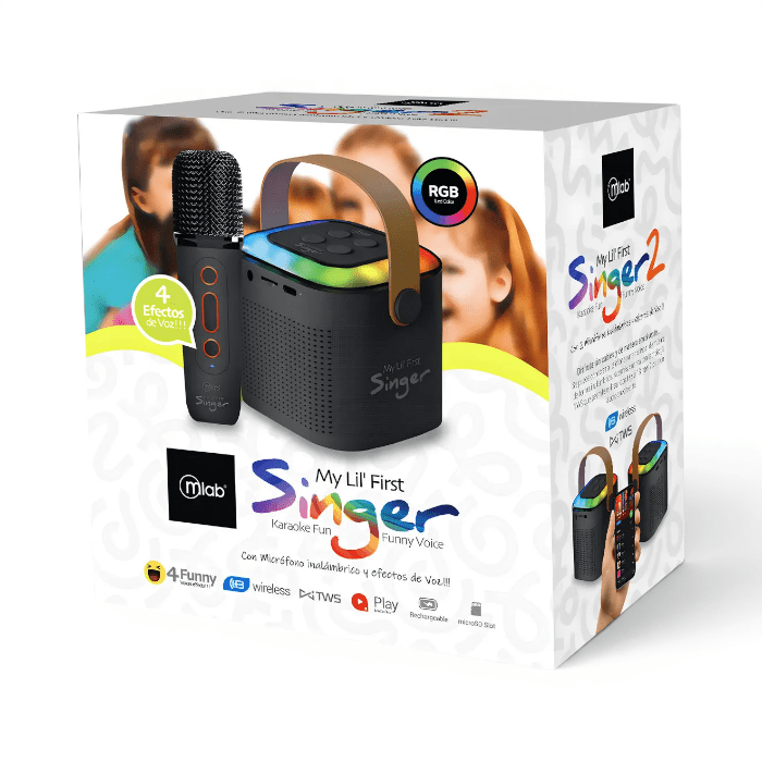 Parlante Karaoke Infantil Mlab My Lil First Singer 2 Bluetooth 5.33