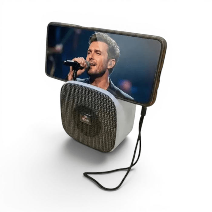 Parlante Portátil Mlab Mini Flaming Cube Bluetooth2