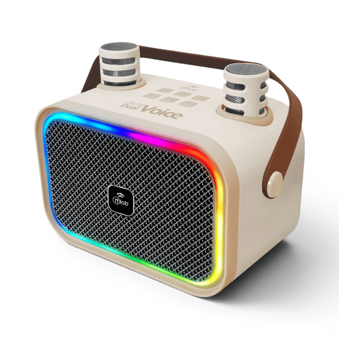 Parlante Karaoke Infantil Mlab My Lil Dual Voice 09587 Bluetooth 5.31