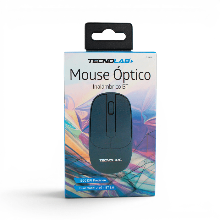 Mouse Tecnolab Inalámbrico Óptico 2.4GHz 1200 DPI Blue 2