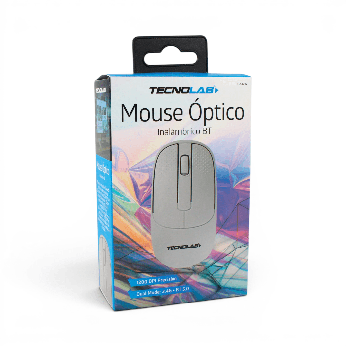 Mouse Tecnolab Inalámbrico Óptico 2.4GHz 1200 DPI2