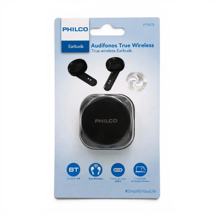 Audífonos Philco PTW7B True Wireless Bluetooth 5.44