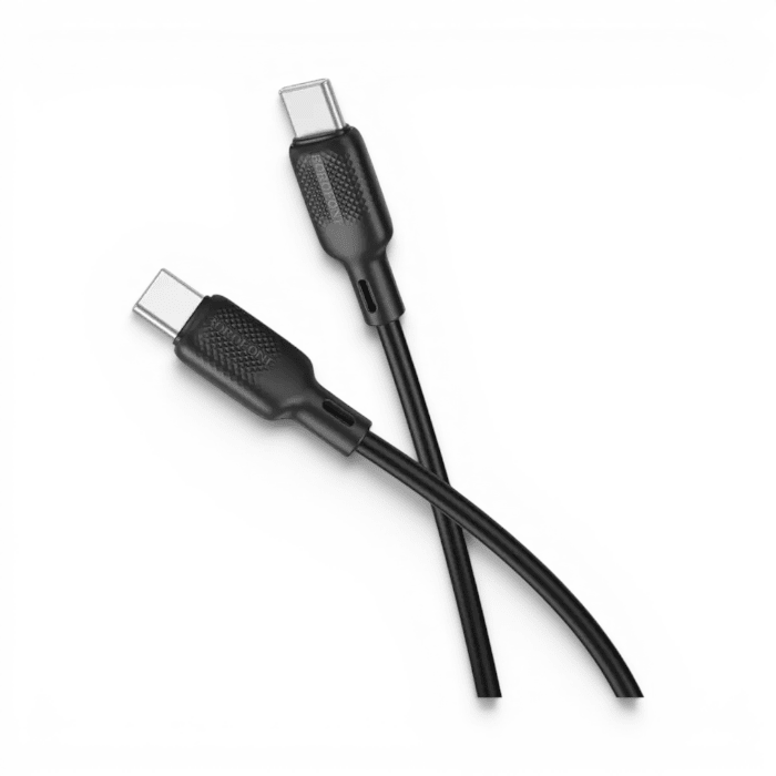 Cable Borofone BX113 Coolway USB-A a USB-C 3A Silicona Flexible Carga y Datos 2 Metros Negro2