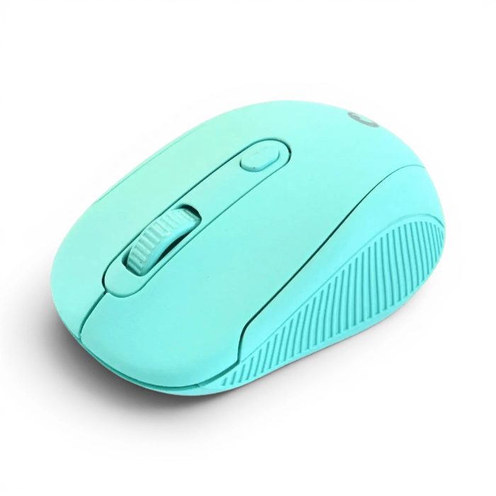 Mouse Óptico Inalámbrico Fiddler FD-223 Celeste2
