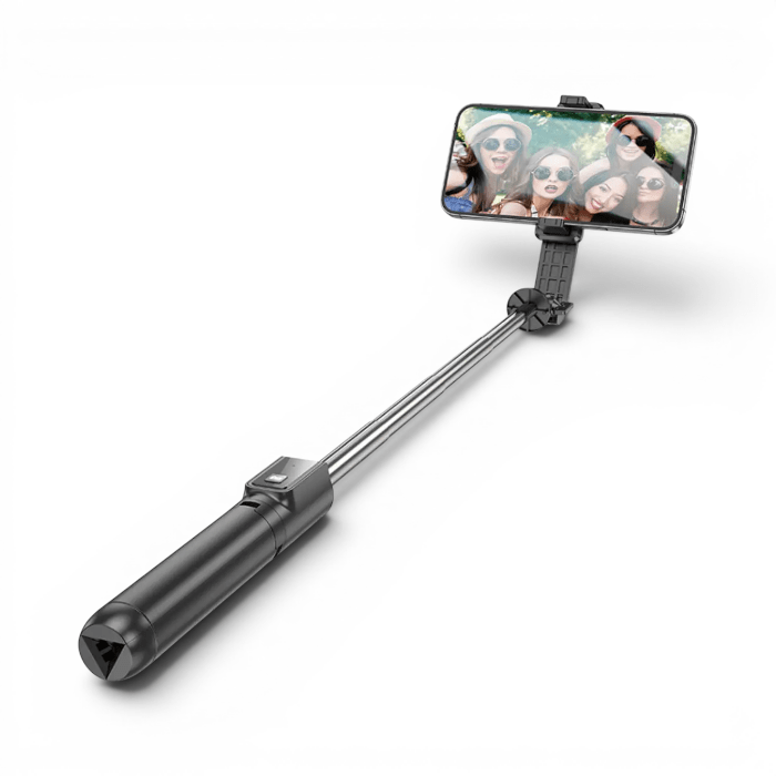 Bastón Selfie Borofone BY11 Happy Bluetooth 4.0 con Trípode y Control Remoto Negro2