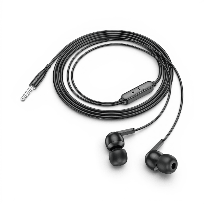 Audífonos con Cable Hoco M124 Wide In Ear Jack 3.5mm Driver 10mm con Micrófono Negro2