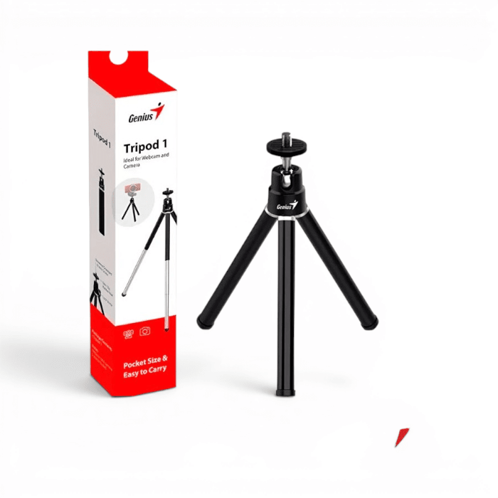 Trípode Genius Tripod 1 Metal Negro Universal2