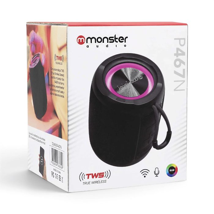 Parlante Portátil Monster Audio P467N Bluetooth1