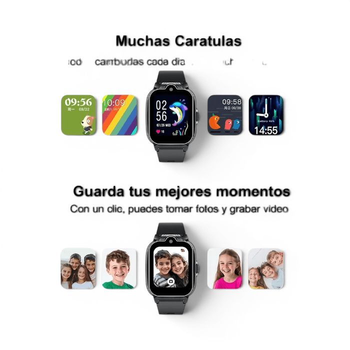 Smartwatch Infantil Hoco Y104 4G GPS WiFi LCD 1.69
