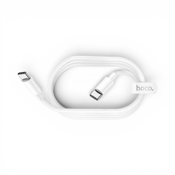 Cable Hoco X51 High-Power USB-C a USB-C 100W PD 5A Chip E-Marker TPE Flexible Carga y Datos 1 Metro2