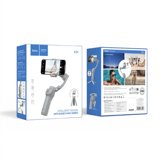 Estabilizador Gimbal Hoco K24 3 Ejes Bluetooth Anti-Vibración para Smartphone5
