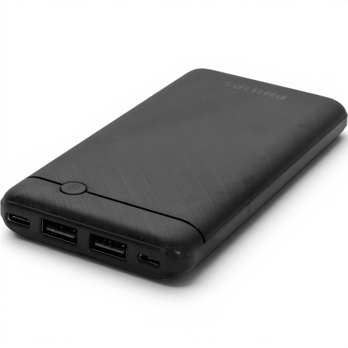 Power Bank Philips 10000mAh Polímero de Litio USB-C Modelo DLP1710CB/97 Negro2