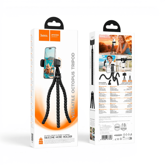 Trípode Flexible Hoco H101 Sunrise Octopus para Smartphone6