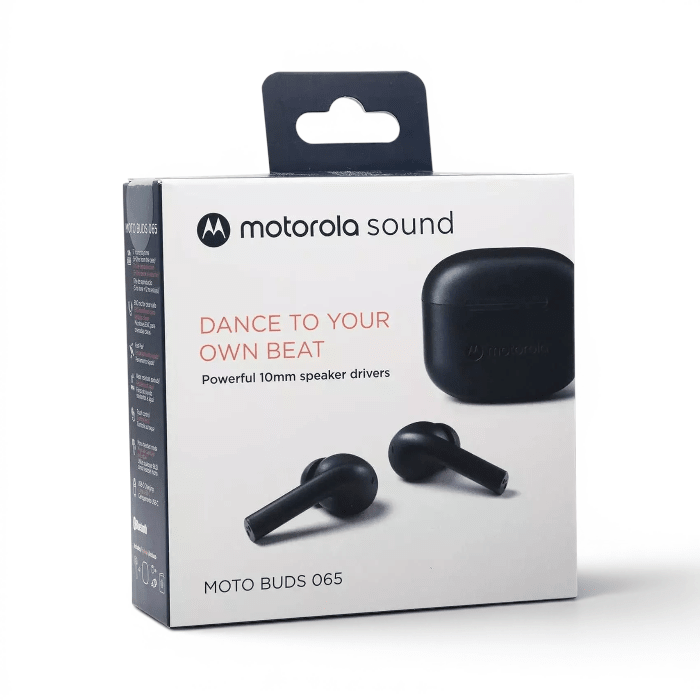 Audífonos Motorola Moto Buds 065 True Wireless Bluetooth 5.0 ENC IPX4 Negro3