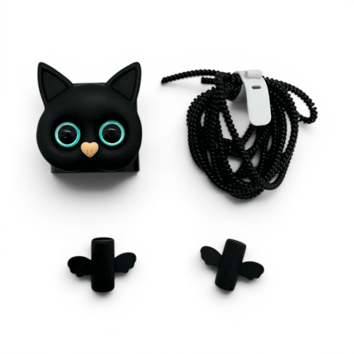 Set Protector Decorativo para Cargador con Carcasa y Protector de Cable Espiral14