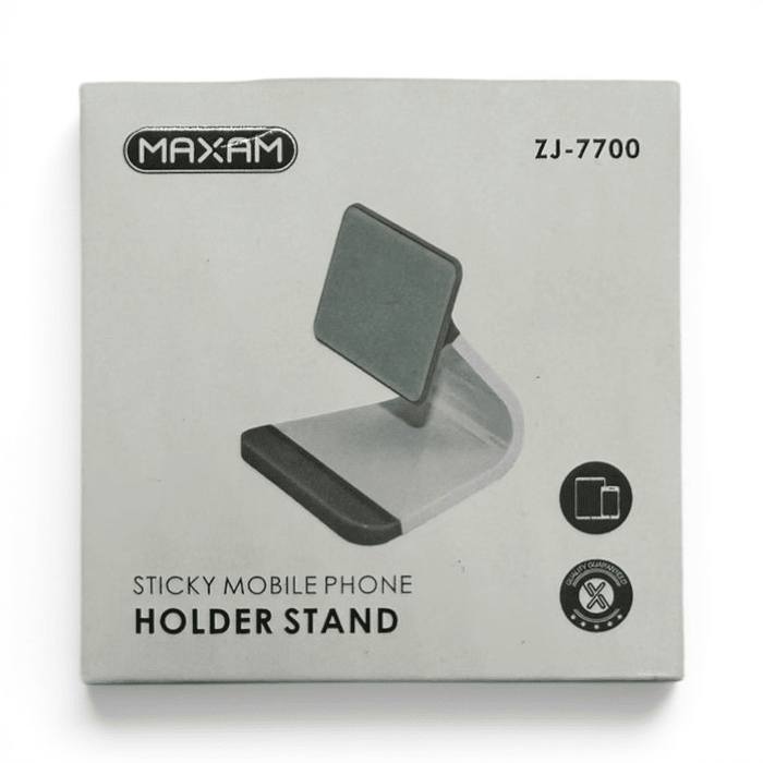 Soporte Adhesivo Maxam ZJ-7700 Sticky Mobile Phone Holder Stand4