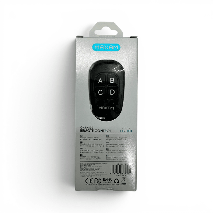 Control Remoto Duplicador Maxam YK-1001 para Portón de Garage 433.92MHz3
