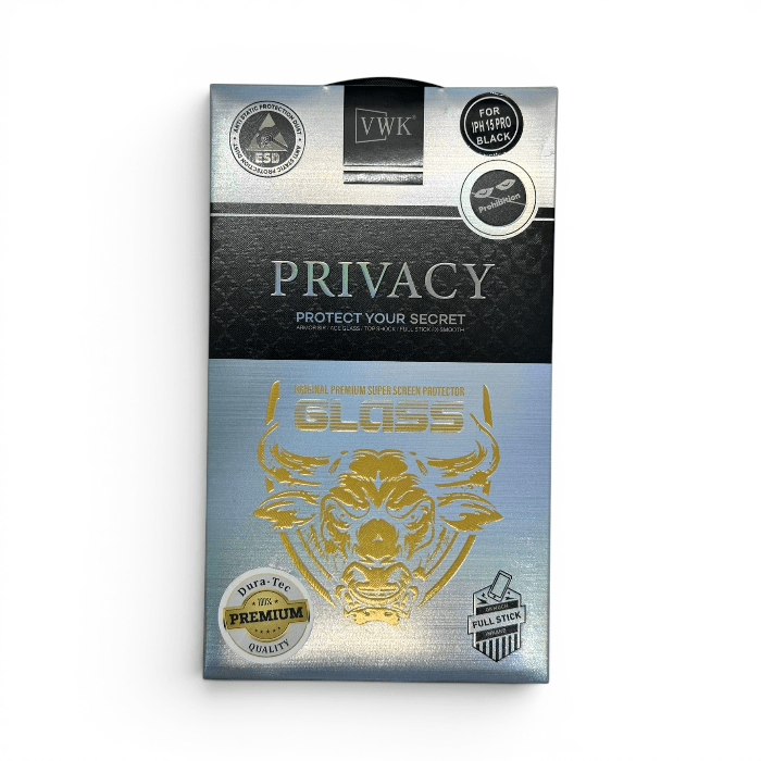 Lamina de Vidrio Premium Anti-Espia 26°2