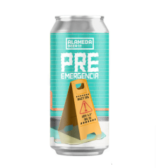ALAMEDA BEER CO PRE EMERGENCIA NEW ENGLAND IPA 473CC