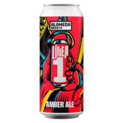 ALAMEDA BEER CO LINEA 1 AMBER ALE 473ML 5,5