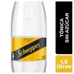 SCHWEPPES AGUA TONICA SIN AZUCAR 1.5 L