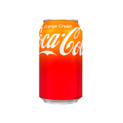 COCA COLA ORANGE CREAM LATA 350CC