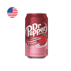 DR PEPPER STRAWBERRIES AND CREAM LATA 350CC