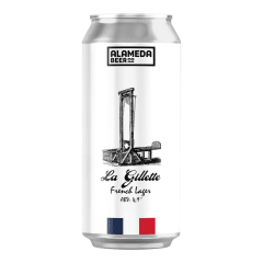 ALAMEDA BEER CO LA GILLETE FRENCH LAGER 4,6 473CC 0
