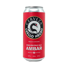 CUELLO NEGRO PALE AMBAR LATA 473CC