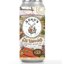 SOKOS NO WORRIES GINGER BLONDE ALE 5 473CC