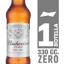 BUDWEISER CERO BOTELLA 330CC