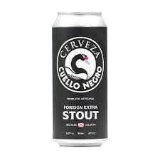 CUELLO NEGRO STOUT 8 LATA 473CC