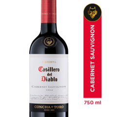 CASILLERO DEL DIABLO RESERVA CABERNET S. 750CC 1