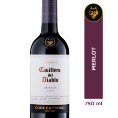 CASILLERO DEL DIABLO RESERVA MERLOT 750CC 1