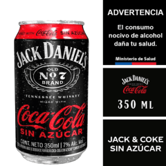 JACK DANIELS COCA COLA ZERO 350CC