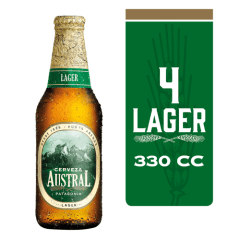 AUSTRAL 4,6 LAGER BOTELLIN 330CC