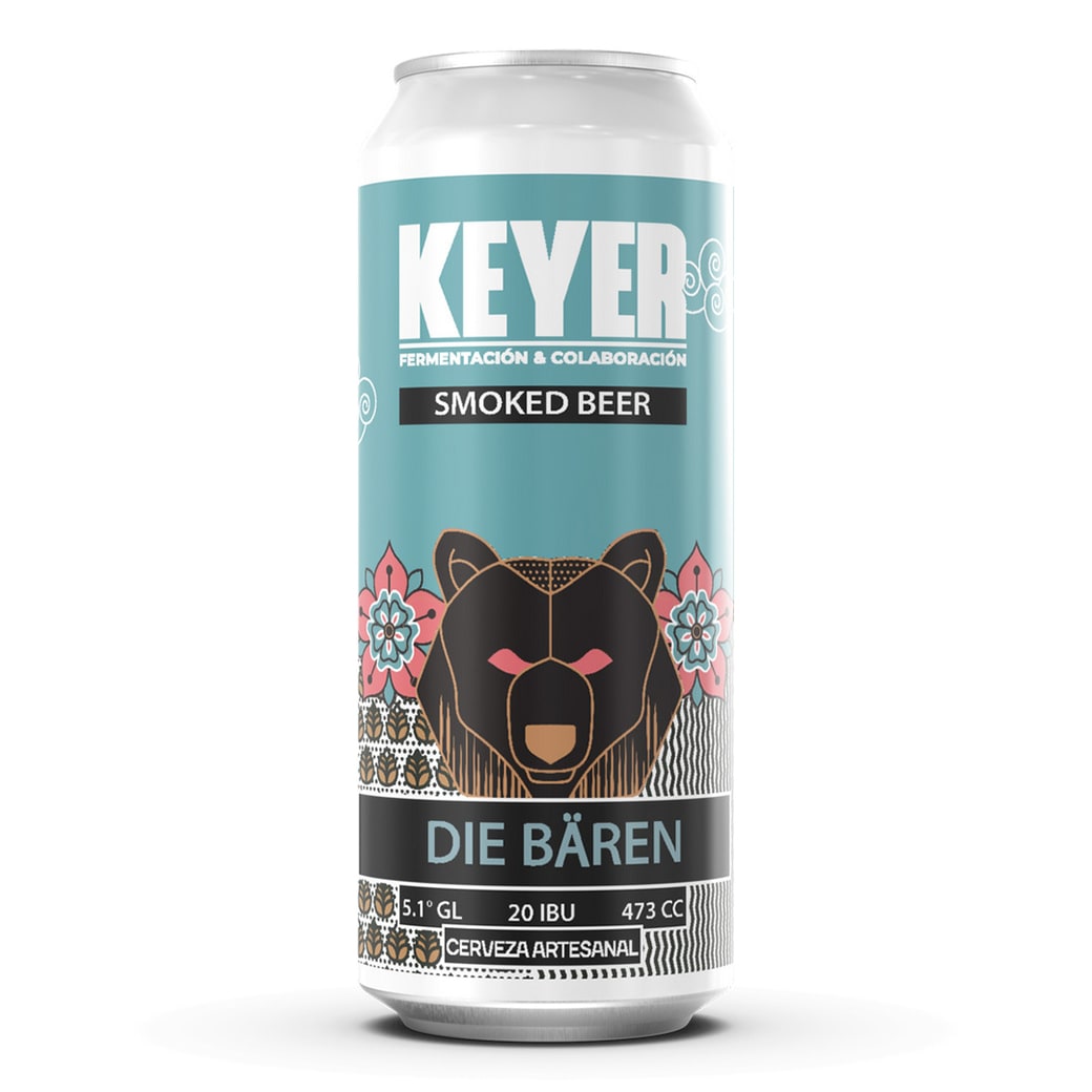 KEYER SMOKED BEER DIE BAREN LATA 473CC1