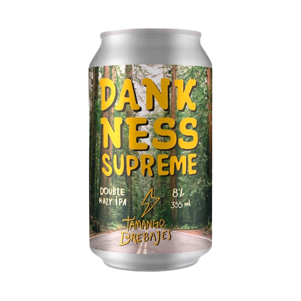 TAMANGO BREBAJES DANKNESS SUPREME DOUBLE HAZY IPA 8 355CC1